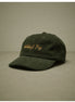 Baseball Cap Corduroy "Wildest Fig" Sunset Yellow on Olive Green The Wildest Fig