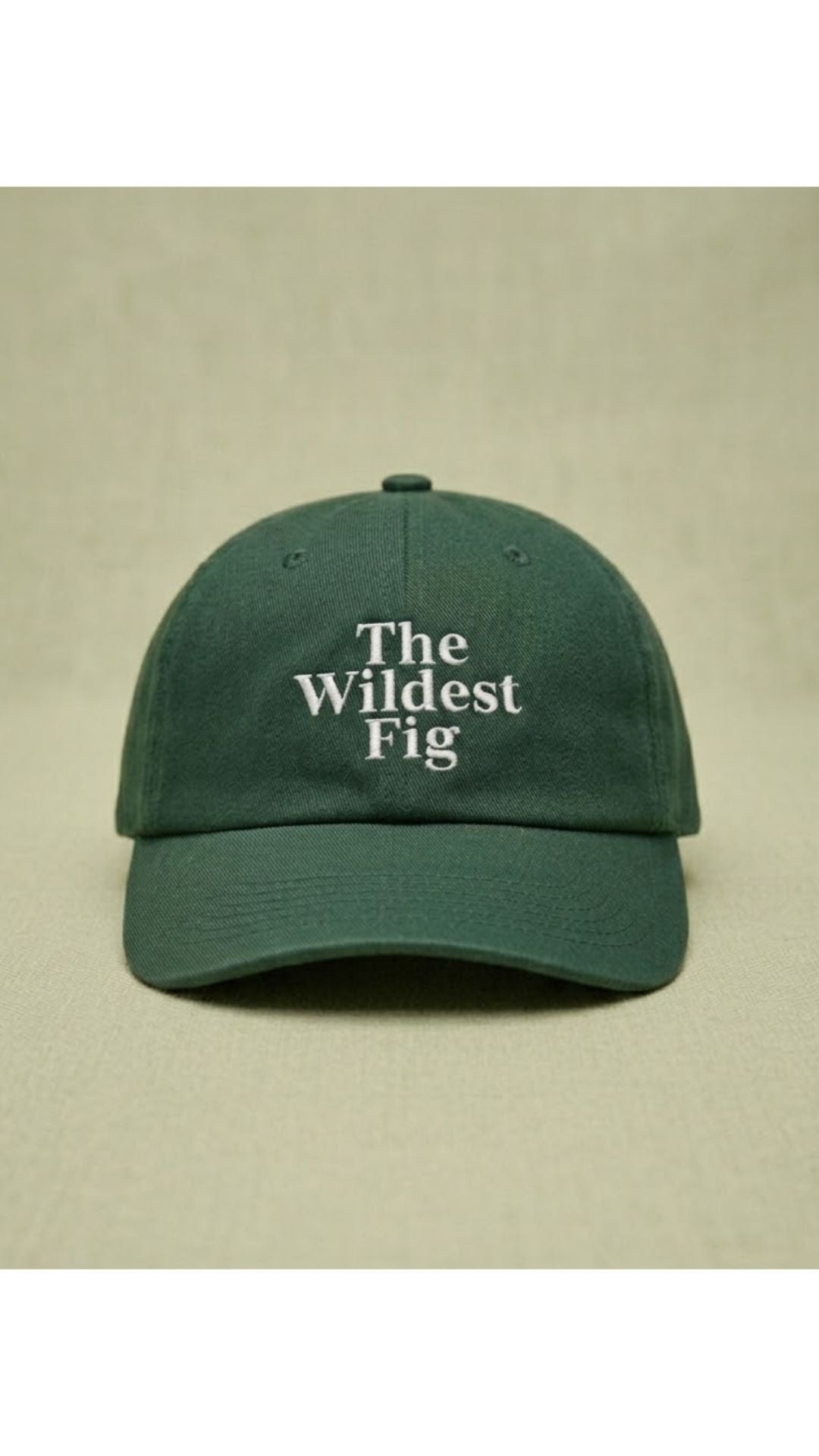 Baseball Cap Essential Forest Green The Wildest Fig