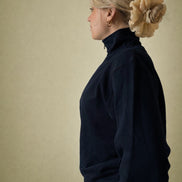Half-Zip Sweatshirt Blue The Wildest Fig