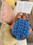 Crochet Bandana Ocean Blue 100% Silk The Wildest Fig